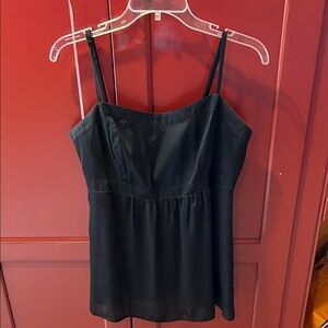 Cabi - Black Satin Tank - Size 10